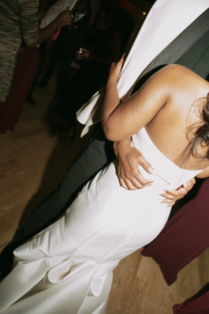bride and groom dancing at a winery in Virginia