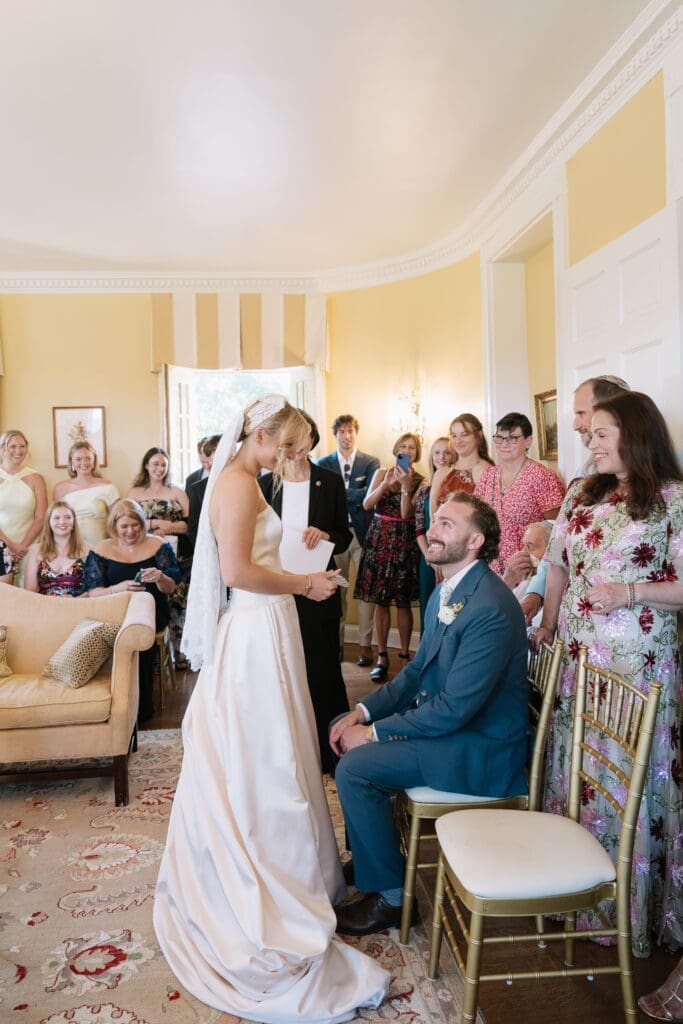 Emotional Jewish wedding traditions before Belmont Manor ceremony